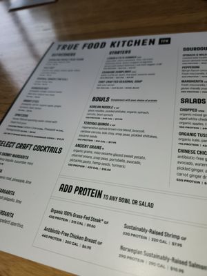 Menu photo 1 True Food Kitchen Edison, NJ Menu photo 1 True Food Kitchen Edison, NJ