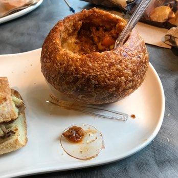 Panera Bread - Plastic spoon breaks! - Sandwiches Near Me - Woodinville, Washington