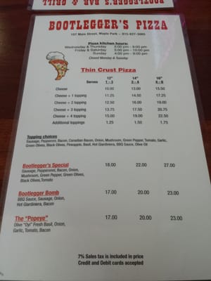 Bootleggers Bar, Grill and Pizza by null