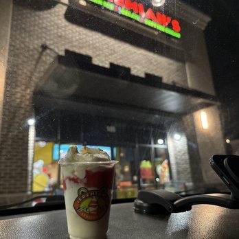 Jeremiah's Italian Ice - Strawberry Pina Colada with vanilla ice cream - Ice Cream & Frozen Yogurt Near Me - Wake Forest, North Carolina Jeremiah's Italian Ice - Strawberry Pina Colada with vanilla ice cream - Ice Cream & Frozen Yogurt Near Me - Wake Forest, North Carolina
