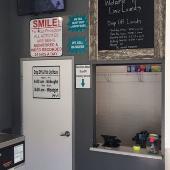 Love Laundry - Drop off sign looks good!! - Laundromat Near Me - Sacramento, California
