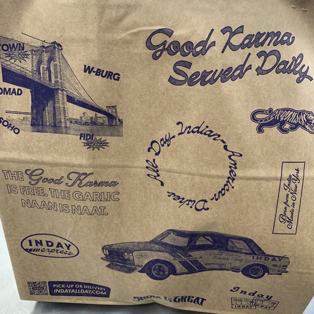 INDAY - Even the bag is cool - Indian Near Me - New York, New York INDAY - Even the bag is cool - Indian Near Me - New York, New York