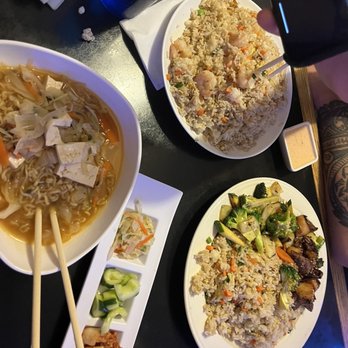 Sapporo Restaurant - 93. Ramen 69. Steak and Scallops Combo 84. Shrimp Fried Rice - Japanese Near Me - Fayetteville, North Carolina