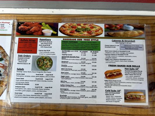 Menu photo 3 Main St Pizza & Ice Cream Hastings, FL