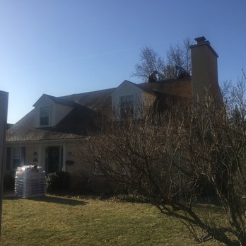 Fusion Exteriors - During roof replacement. - Roofing Near Me - Prospect Heights, Illinois