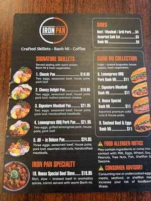 Menu photo 5 Iron Pan Honolulu, HI Menu photo 5 Iron Pan Honolulu, HI
