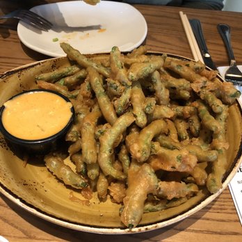 P.F. Chang's - These were only 5$ for happy hour! Light and crispy, blanched to perfection. Dip with a kick. - Asian Fusion Near Me - Rochester, Michigan P.F. Chang's - These were only 5$ for happy hour! Light and crispy, blanched to perfection. Dip with a kick. - Asian Fusion Near Me - Rochester, Michigan