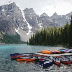 Escape Campervans - Lake Moraine, Alberta.