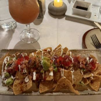 Hukilau Lanai - Ahi Adam's Poke Nachos - Seafood Near Me - Kapaa, Hawaii