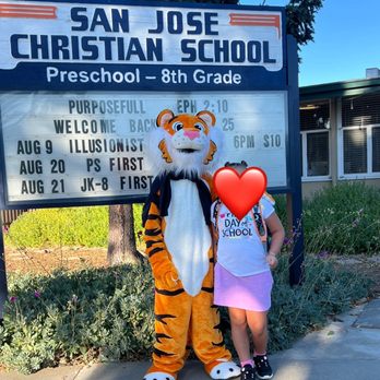 San Jose Christian School - First day of school - Elementary Schools Near Me - Campbell, California