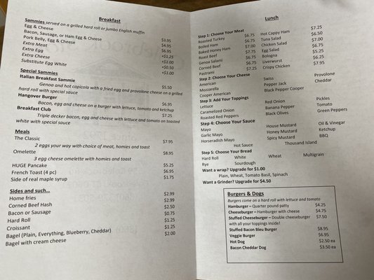 Menu photo 2 Colebrook Store Colebrook, CT