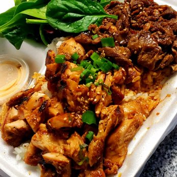 KooKoo Grill - Teriyaki chicken and beef with small salad so good. - Asian Fusion Near Me - Anaheim, California KooKoo Grill - Teriyaki chicken and beef with small salad so good. - Asian Fusion Near Me - Anaheim, California