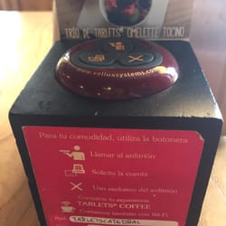 Tarlets Coffee - Con este sistema, no se batalla para que te atienda un mesero