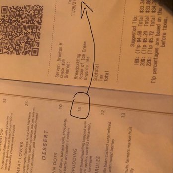 Eden On Brand - Price discrepancy on the menu and the bill - New American Near Me - Glendale, California Eden On Brand - Price discrepancy on the menu and the bill - New American Near Me - Glendale, California