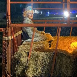 Ravenwood Haunted Farm - The hay wagon ride with our creepy guide