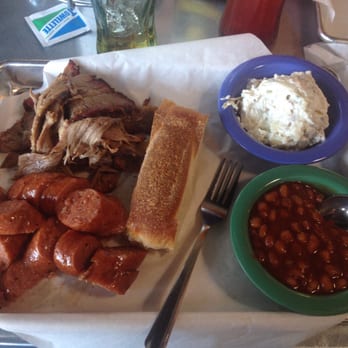 Whole Hog Cafe - Everything was so delish... I had the sausage and beef brisket combo - Barbeque Near Me - Albuquerque, New Mexico Whole Hog Cafe - Everything was so delish... I had the sausage and beef brisket combo - Barbeque Near Me - Albuquerque, New Mexico