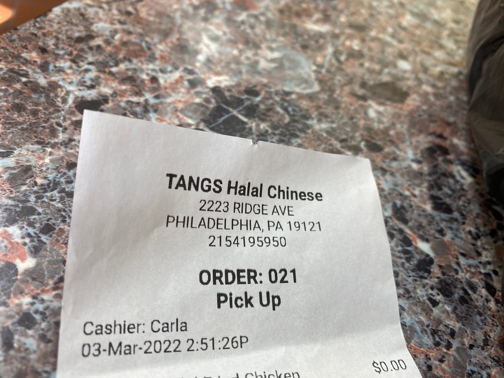 Tang's Halal Chinese Restaurant