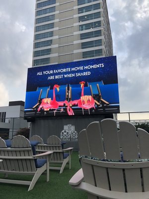 Rooftop Cinema Club Downtown Ft Worth by null