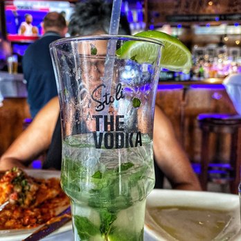 Caffe Luna Rosa - Super huge excellent Mojito. - Italian Near Me - Delray Beach, Florida