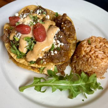 Amigo Cafe - Mutton Tostado - Yum! - Mexican Near Me - Kayenta, Arizona
