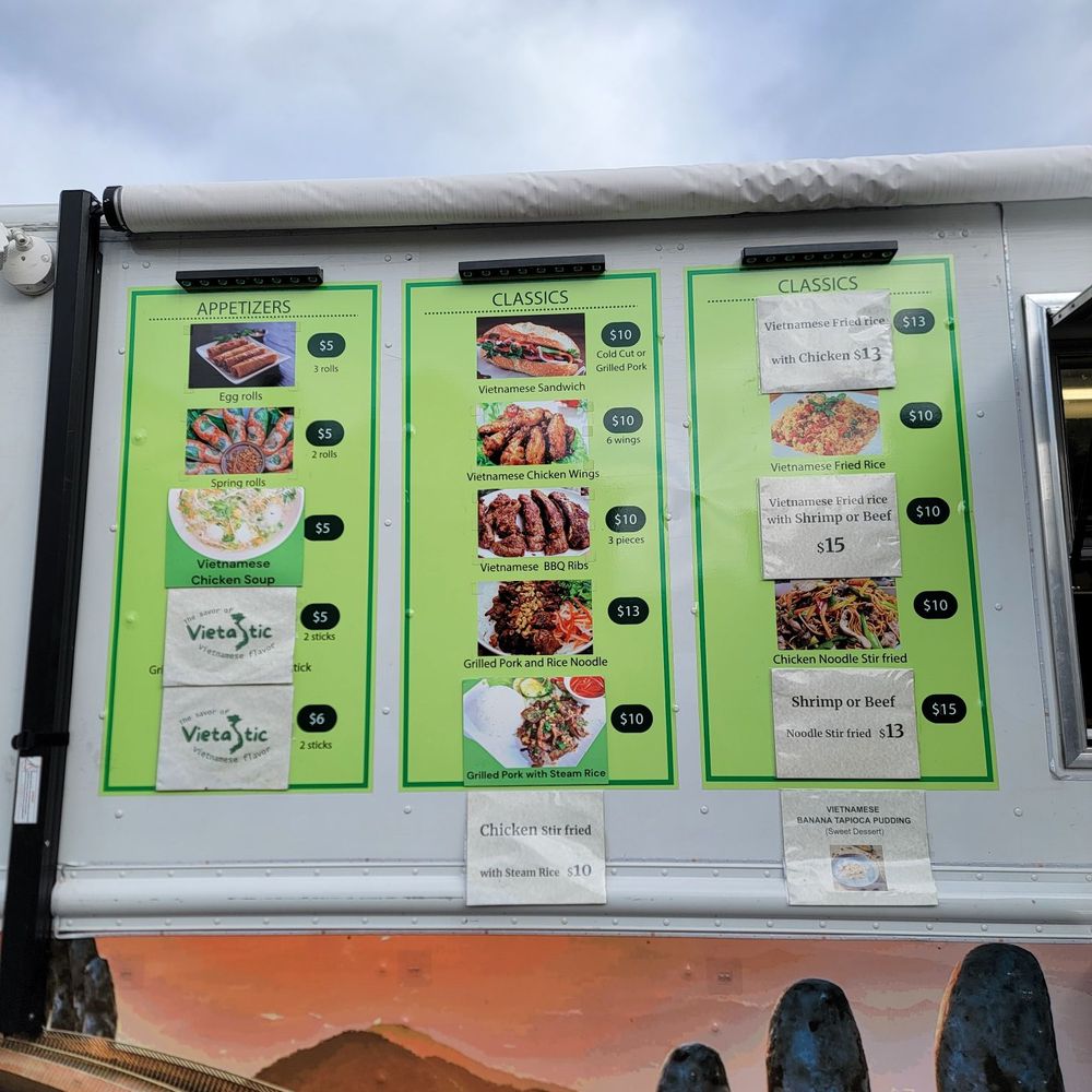 Vietastic - The menu - Food Trucks Near Me Vietastic - The menu - Food Trucks Near Me