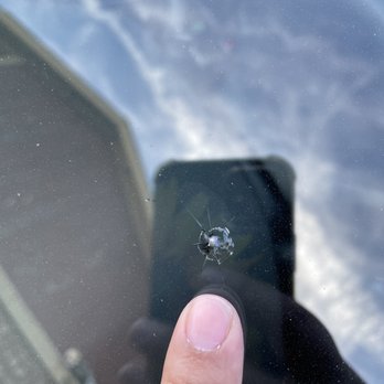 Richardson's Windshield Repair - Before: 2nd chip - Windshield Installation & Repair Near Me Richardson's Windshield Repair - Before: 2nd chip - Windshield Installation & Repair Near Me