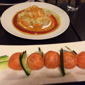 Sushi Wabi - Salmon cannon ball and fuji volcano! - Japanese Near Me - Houston, Texas