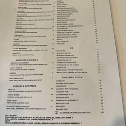 Drink Menu