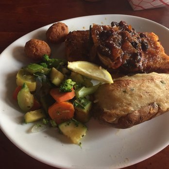 Pompano Joe's - Coconut crusted amber jack ! - Seafood Near Me - Destin, Florida