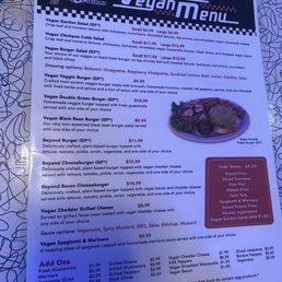 Vegan Menu Vegan Menu