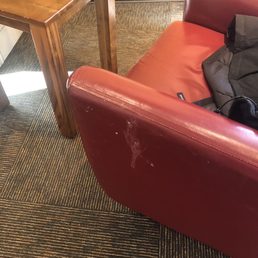 This is just where I'm sitting. This place is gross.