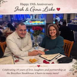 Happy Anniversary, Gina! 19 years today...