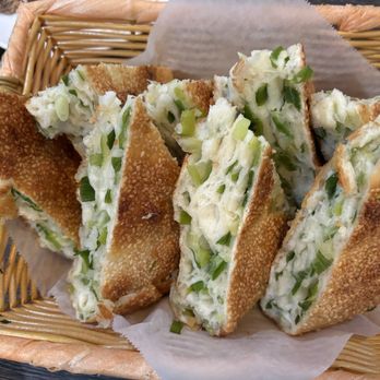 Ahgoo's Kitchen - Sesame green onion bread - Chinese Near Me - Temple City, California Ahgoo's Kitchen - Sesame green onion bread - Chinese Near Me - Temple City, California