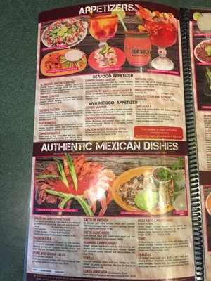 Menu photo 8 Casa Mexico Eagle, CO