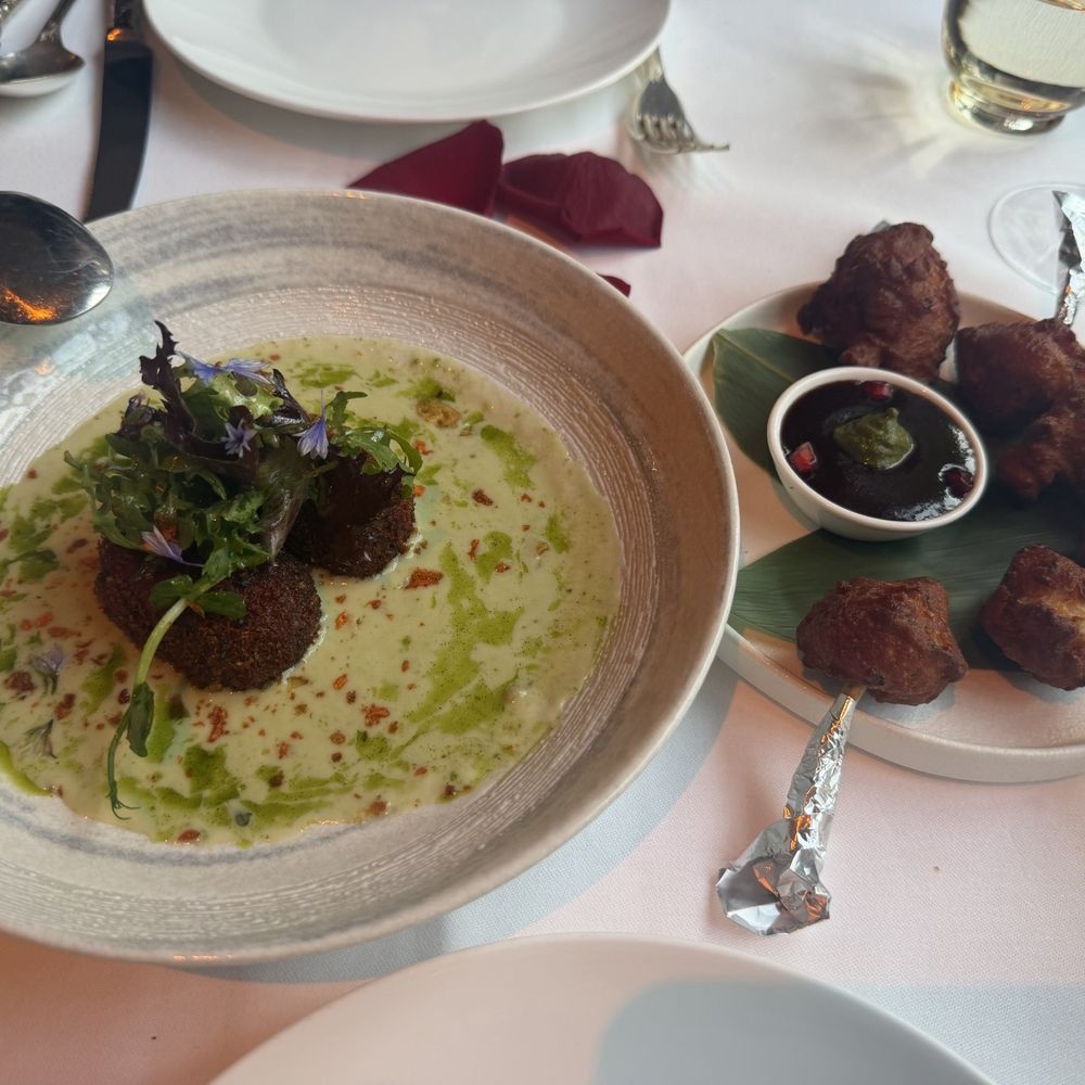 Veeraswamy - Beetroot Croquets AMAZING - Indian Near Me - London, XGL Veeraswamy - Beetroot Croquets AMAZING - Indian Near Me - London, XGL