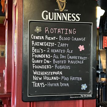 Nine Irish Brothers Lafayette - current rotating lap menu 4/2024 - Irish Near Me - Lafayette, Indiana Nine Irish Brothers Lafayette - current rotating lap menu 4/2024 - Irish Near Me - Lafayette, Indiana