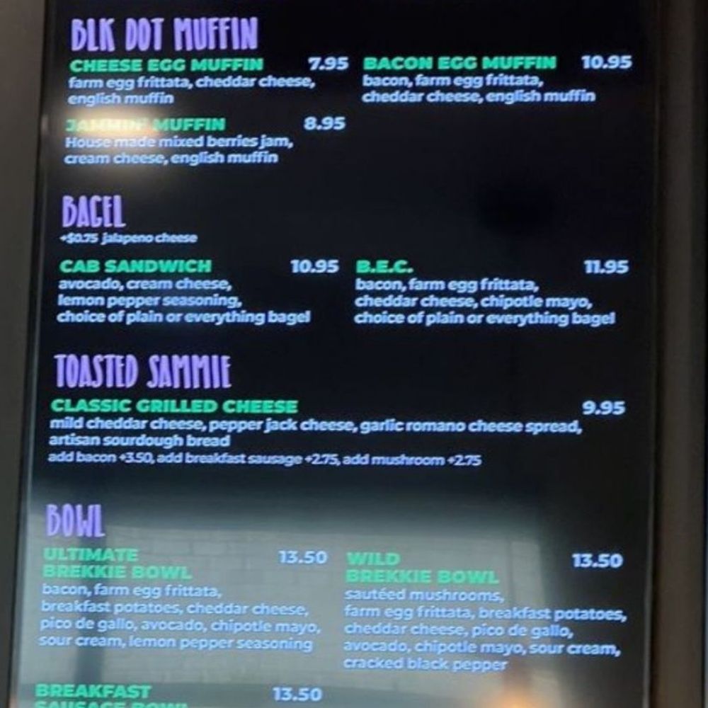 Blk Dot Coffee - Breakfast & Brunch Near Me - Cypress, California