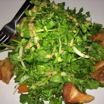 Lucky Belly - Watercress salad with bacon. Perfect again - Bars Near Me - Honolulu, Hawaii Lucky Belly - Watercress salad with bacon. Perfect again - Bars Near Me - Honolulu, Hawaii