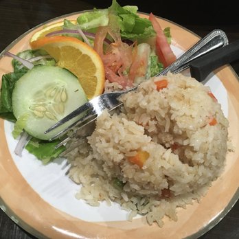 Las Islas Marias - Rice and salad - served with the Chapuzon entree. - Mexican Near Me - Cincinnati, Ohio Las Islas Marias - Rice and salad - served with the Chapuzon entree. - Mexican Near Me - Cincinnati, Ohio