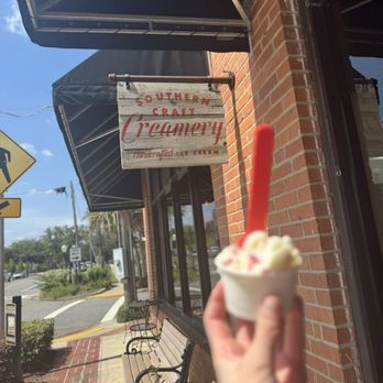 Southern Craft Creamery - Outside -- so cute - Coffee & Tea Near Me - Marianna, Florida