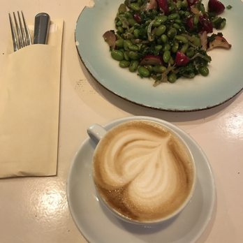 Lavinia Good Food - Cappuccino and salad - Breakfast & Brunch Near Me - Amsterdam, New Hampshire