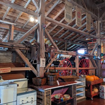 Honey Hill Orchard - the inside of a barn - Fruits & Veggies Near Me - Waterman, Illinois