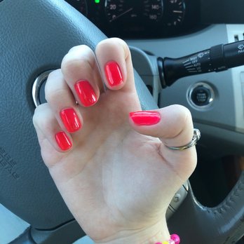 Beverly Nail Spa - Comparing the color of my nails to my bracelet (the color that I wanted). Never again. Period. - Nail Salons Near Me - Charlotte, North Carolina