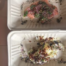 Avocado toast and Salmon Lox toast Avocado toast and Salmon Lox toast