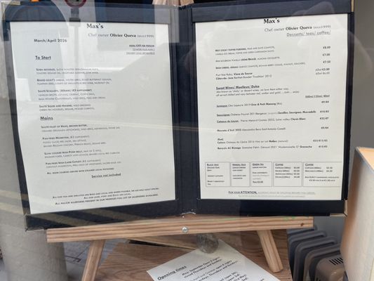 Menu photo 1 Max's Seafood Restaurant Kinsale, CO
