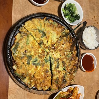 Pine Tree House - Seafood Pancake - Korean Near Me - Sacramento, California Pine Tree House - Seafood Pancake - Korean Near Me - Sacramento, California