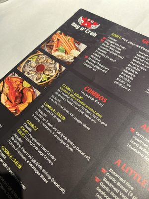 Menu photo 1 Bag O’ Crab Goodyear, AZ