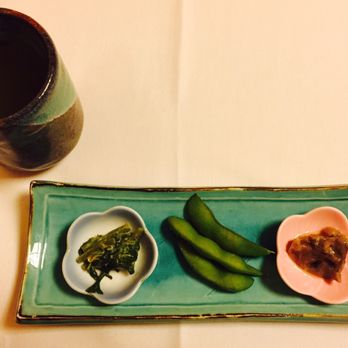 Murata Restaurant - Appetizer: Japanese style eggplant, soybeans edamame, miso sauce vegetable - Japanese Near Me - Portland, Oregon Murata Restaurant - Appetizer: Japanese style eggplant, soybeans edamame, miso sauce vegetable - Japanese Near Me - Portland, Oregon
