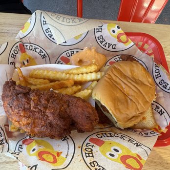 Dave's Hot Chicken - This is what my grandson ordered, and it was supposed to be mild and it was very hot - Chicken Shop Near Me - Henderson, Nevada