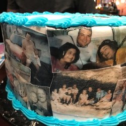 Sweet Madness Bakery - Another angle of the photo collage cake.